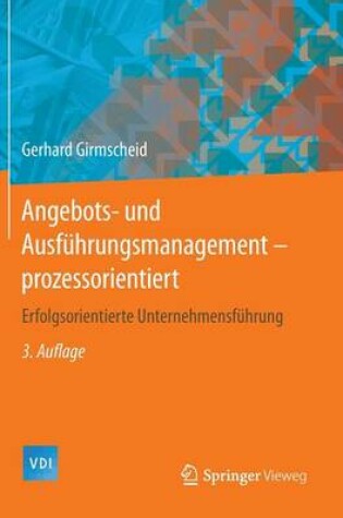 Cover of Angebots- Und Ausführungsmanagement-Prozessorientiert