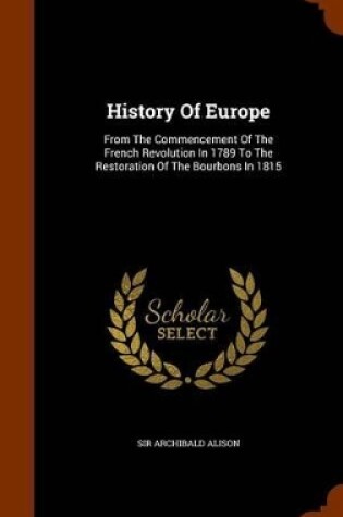 Cover of History of Europe