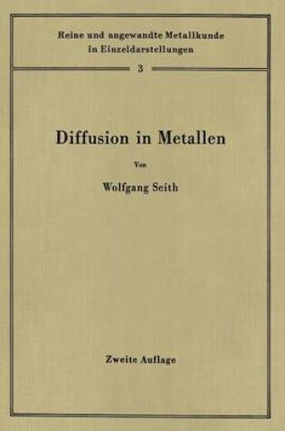Cover of Diffusion in Metallen