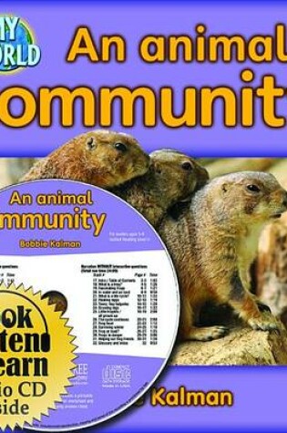 Cover of An Animal Community - CD + Hc Book - Package