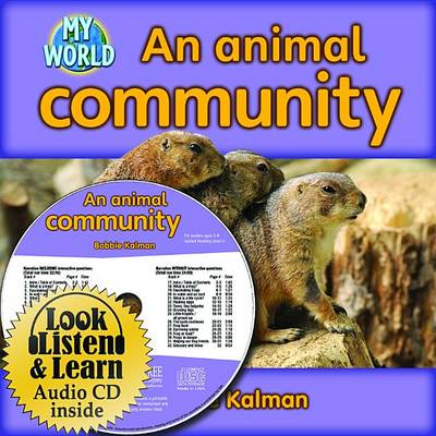 Book cover for An Animal Community - CD + Hc Book - Package