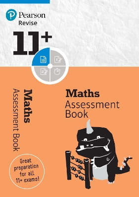 Cover of Pearson REVISE 11+ Maths Assessment Book - for the 2024 and 2025 exams