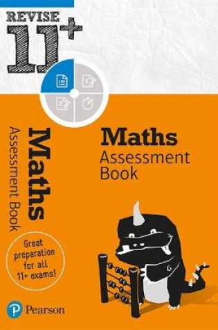 Cover of Pearson REVISE 11+ Maths Assessment Book for the 2023 and 2024 exams