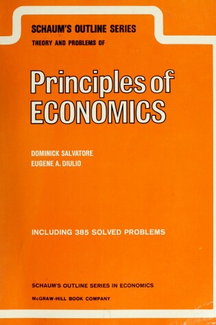 Cover of Schaum's Outline of Theory and Problems of Principles of Economics