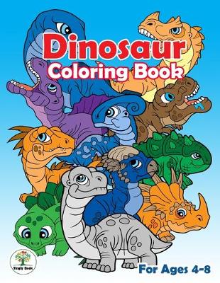 Book cover for Dinosaur Coloring Book