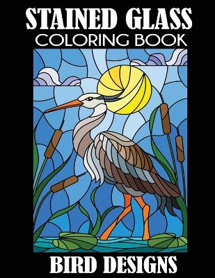 Book cover for Stained Glass Coloring Book