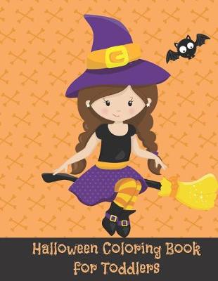 Book cover for Halloween Coloring Book for Toddlers