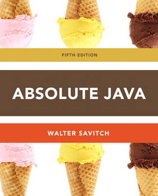 Book cover for Absolute Java plus MyProgrammingLab with Pearson eText -- Access Card Package