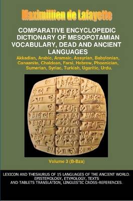 Book cover for V3.Comparative Encyclopedic Dictionary of Mesopotamian Vocabulary Dead & Ancient Languages