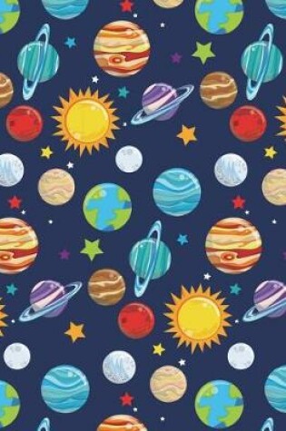 Cover of Solar System Notebook - 4x4 Graph Paper