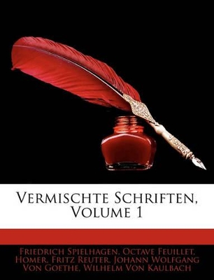 Book cover for Vermischte Schriften, Erster Band