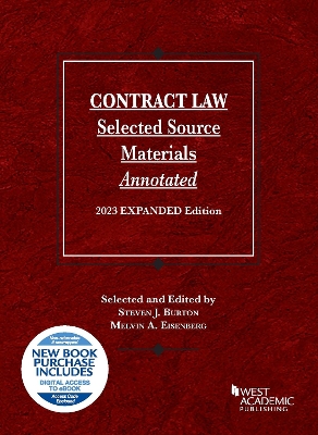 Cover of Contract Law, Selected Source Materials Annotated, 2023 Expanded Edition