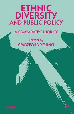 Book cover for Ethnic Diversity and Public Policy