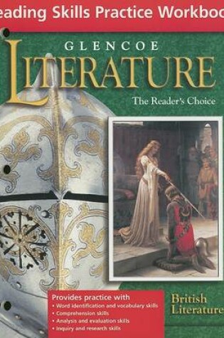 Cover of Glencoe Literature Grade 12, British Literature, Reading Skills Practice Workbook