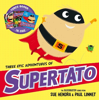 Book cover for Three Epic Adventures of Supertato