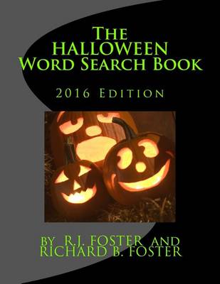 Book cover for The Halloween Word Search Book