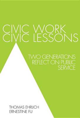 Book cover for Civic Work, Civic Lessons