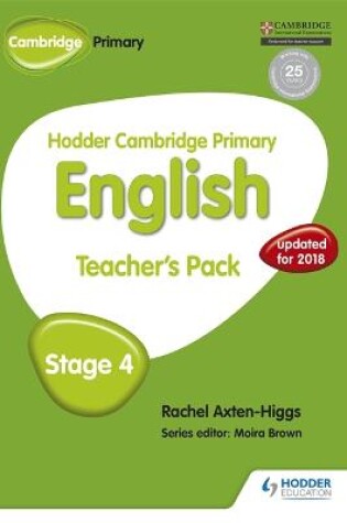 Cover of Hodder Cambridge Primary English: Teacher's Pack Stage 4