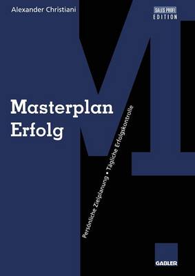 Book cover for Masterplan Erfolg