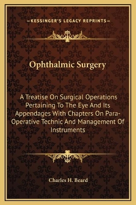 Cover of Ophthalmic Surgery