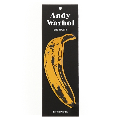 Book cover for Warhol Banana Shaped Bookmark