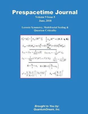 Book cover for Prespacetime Journal Volume 9 Issue 5