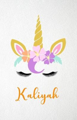 Book cover for Kaliyah A5 Lined Notebook 110 Pages