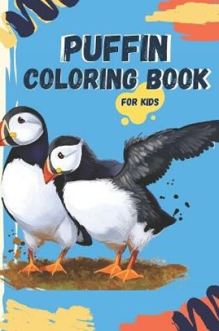 Cover of Puffin Coloring Book For Kids