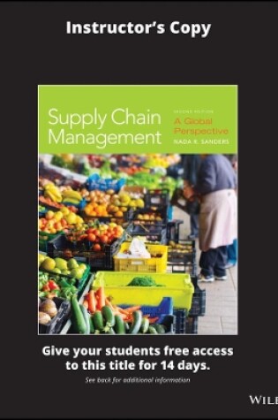 Cover of Supply Chain Management, Second Edition Evaluation Copy