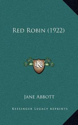 Book cover for Red Robin (1922)