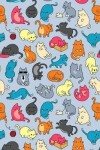 Book cover for My Big Fat Journal Notebook For Cat Lovers Fun Cat Pattern 2
