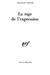 Book cover for Rage de L Expression