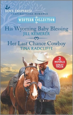 Book cover for His Wyoming Baby Blessing and Her Last Chance Cowboy