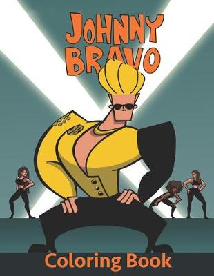 Book cover for Johny Bravo Coloring Book