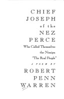 Book cover for Chief Joseph of Nez PR