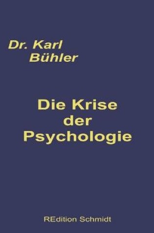 Cover of Die Krise der Psychologie