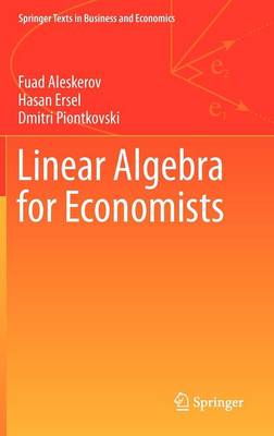 Book cover for Linear Algebra for Economists