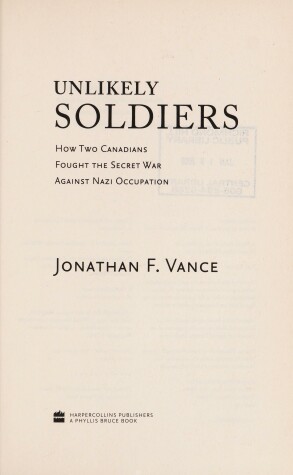 Book cover for Unlikely Soldiers