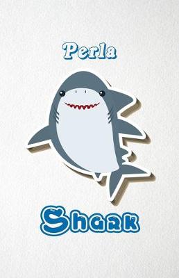 Book cover for Perla Shark A5 Lined Notebook 110 Pages