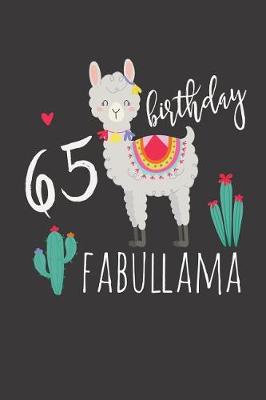 Book cover for 65 Birthday Fabullama