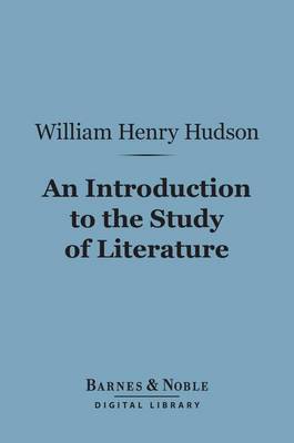 Book cover for An Introduction to the Study of Literature (Barnes & Noble Digital Library)