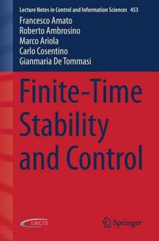 Cover of Finite-Time Stability and Control