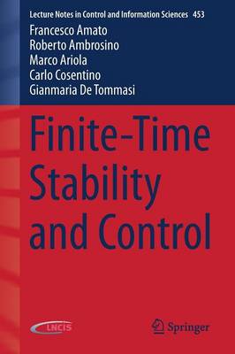 Book cover for Finite-Time Stability and Control