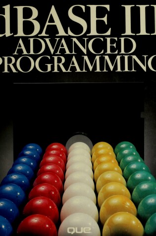 Cover of dBase III Advanced Programming