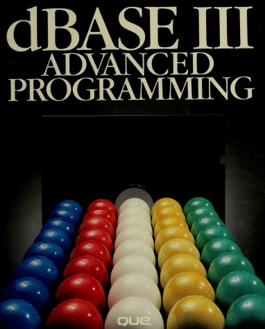 Book cover for dBase III Advanced Programming