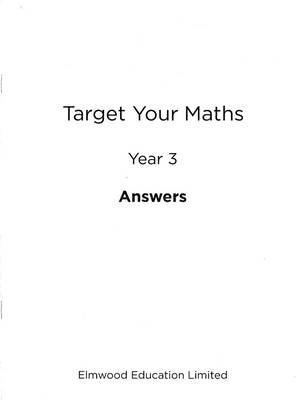 Book cover for Target Your Maths Year 3 Answer Book