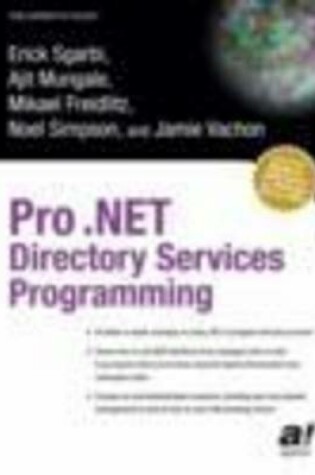 Cover of Pro .NET Directory Services Programming