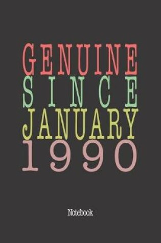 Cover of Genuine Since January 1990