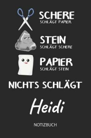 Cover of Nichts schlagt - Heidi - Notizbuch