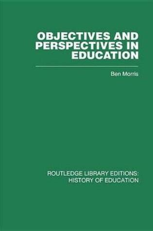 Cover of Objectives and Perspectives in Education